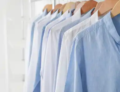 Hanging Blue Clothes Shutterstock 1578641293